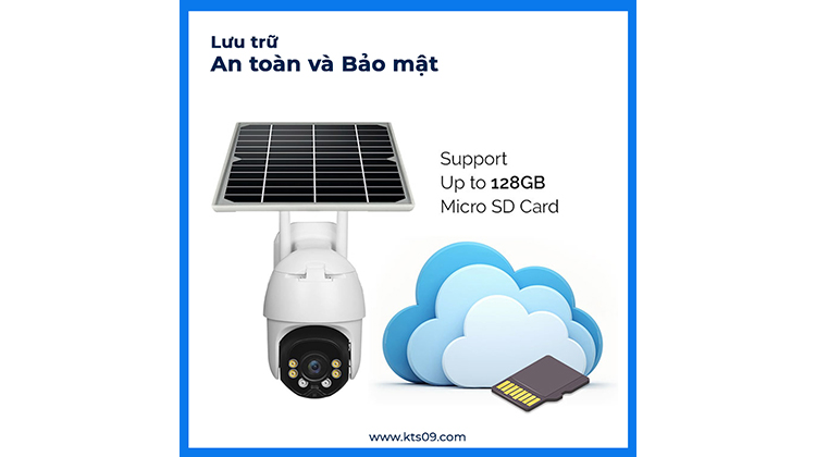 Camera Năng Lượng Mặt Trời 355º 4G/LTE